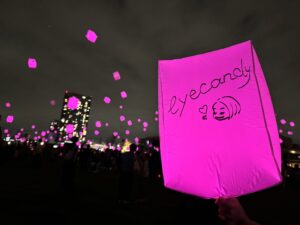 はちおうじピンクリボン スカイランタンイベントへ参加しました